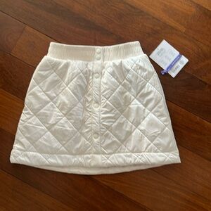 Athleta Girl “Toasty Buns metallic skirt”